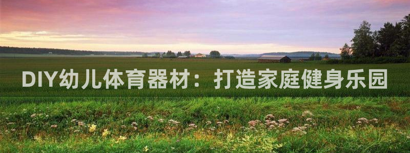 耀世平台嗯 5o69I7：DIY幼儿体育器材：打造家
