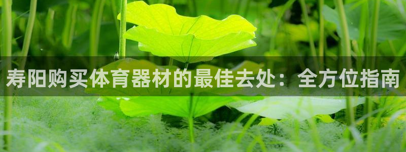 耀世平台注册开户需要什么：寿阳购买体育器材的最佳去处