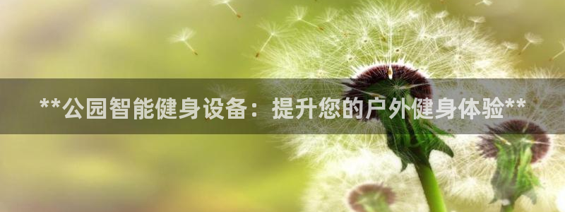 耀世娱乐平台注册地址：**公园智能健身设备：提升您的
